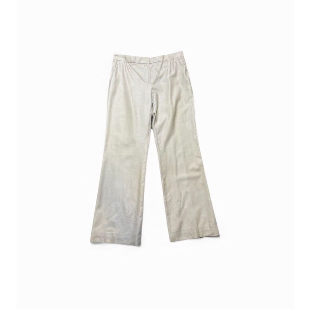 MaxMara Dress Pants Women’s 33”/Large Cream Office Slacks Professional Trousers